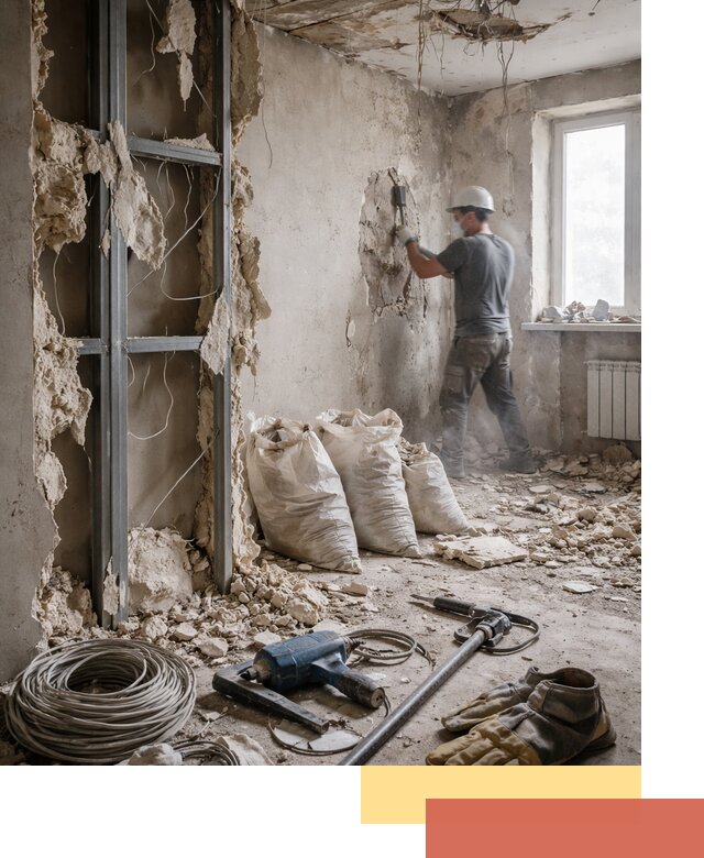 Профессиональный демонтаж зданий и конструкций в Лысьве