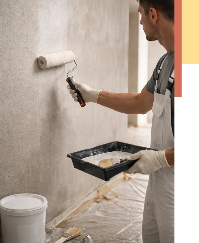 Грунтовка стен в Лысьве от 2257 руб. м2 — быстро, недорого, с материалом | ОТДЕЛОЧНИК-Лсь