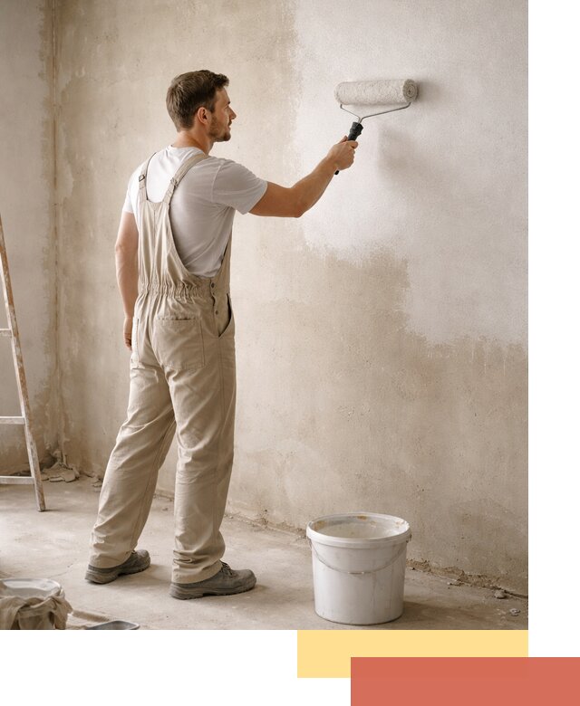Грунтовка стен под отделку в Лысьве профессиональным раствором