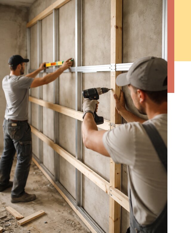 Устройство обрешетки под панели в Лысьве от 2154 руб. — монтаж под ключ | ОТДЕЛОЧНИК-Лсь