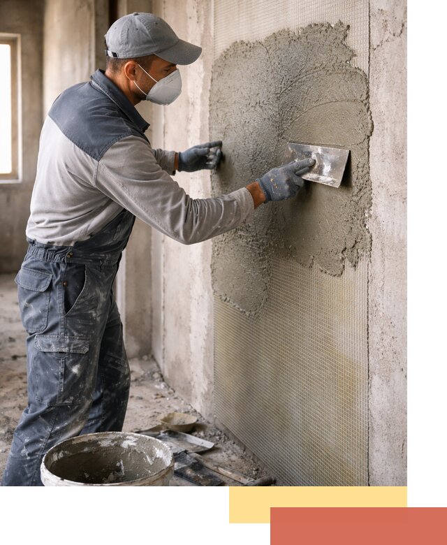 Штукатурка стен по сетке в Лысьве под ключ качественно и быстро