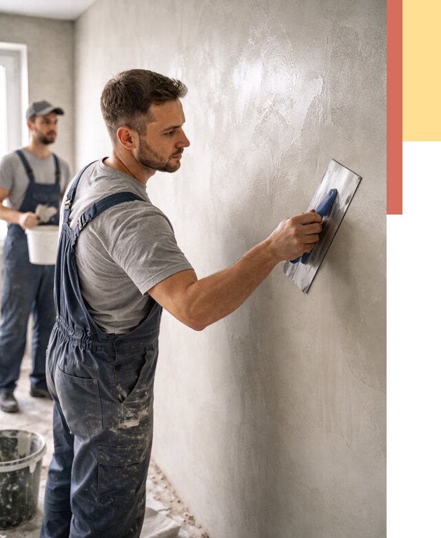 Глянцевание штукатурки стен в Лысьве от 7693 руб. — услуги и затирка | ОТДЕЛОЧНИК-Лсь