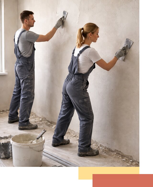 Штукатурка стен под обои в Лысьве профессионально и быстро