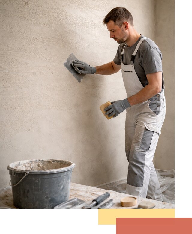 Декоративная штукатурка травертин в Лысьве для стен и потолков