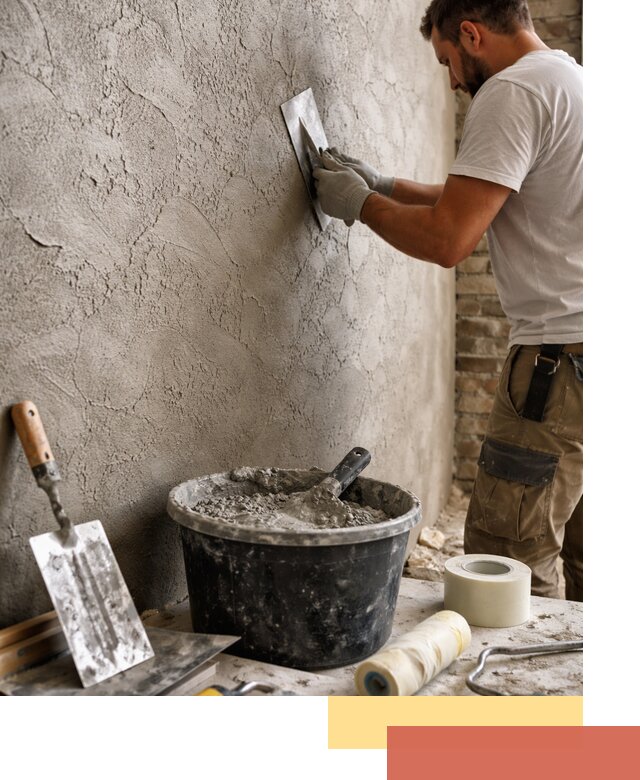 Декоративная штукатурка лофт в Лысьве — отделка стен и потолков