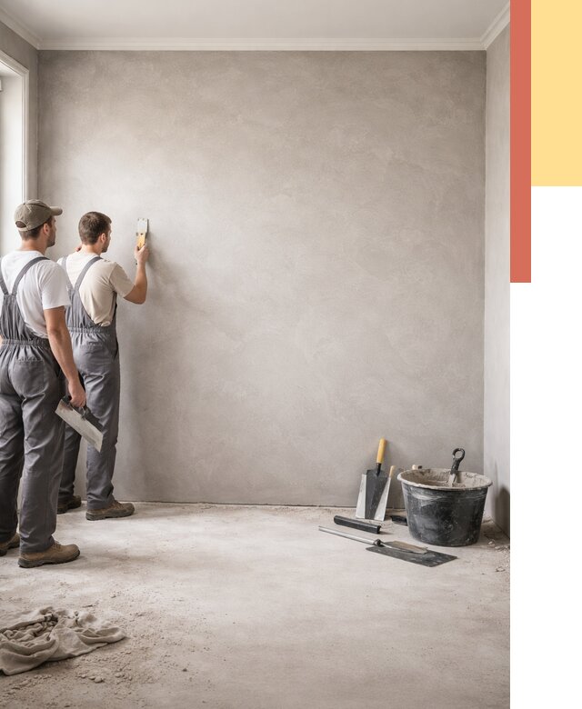 Микробетон на стены в Лысьве от 1282 руб. — нанесение и отделка | ОТДЕЛОЧНИК-Лсь