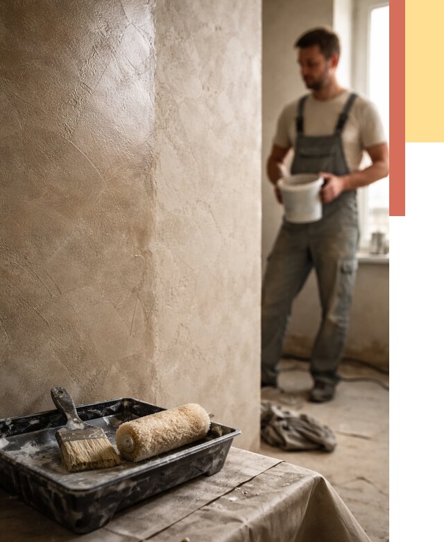 Нанесение воска на штукатурку в Лысьве от 3590 руб. | Услуги ОТДЕЛОЧНИК-Лсь