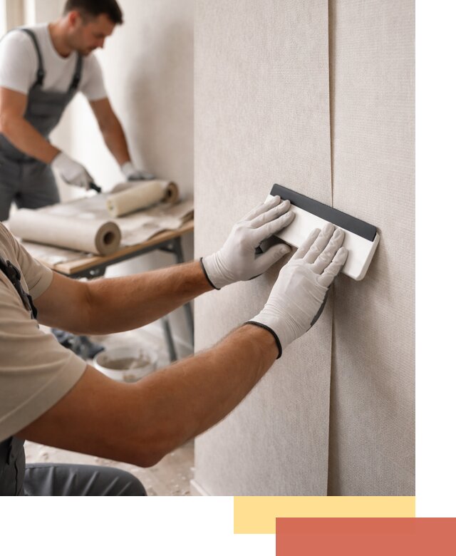 Поклейка обоев под покраску в Лысьве профессионально и быстро