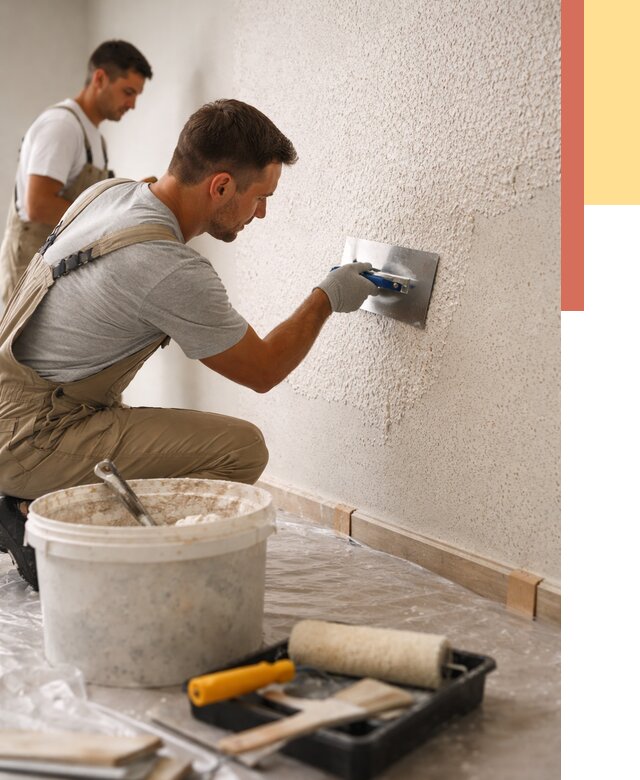 Нанесение жидких обоев в Лысьве от 7693 руб./м2 — быстро и недорого | ОТДЕЛОЧНИК-Лсь