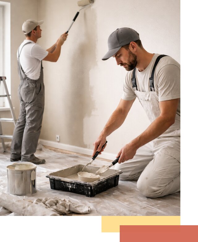 Покраска стен в квартире в Лысьве — профессионально и аккуратно