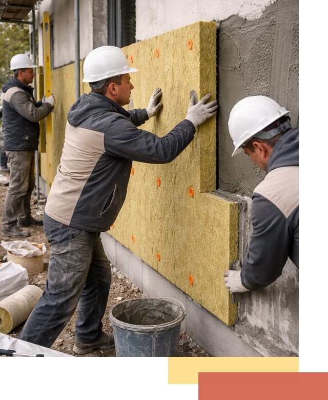 Утепление стен минватой в Лысьве — тепло и звукоизоляция