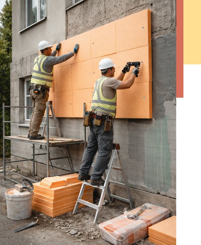 Утепление стен пеноплексом в Лысьве от 1898 руб./м2 — быстро и недорого | ОТДЕЛОЧНИК-Лсь