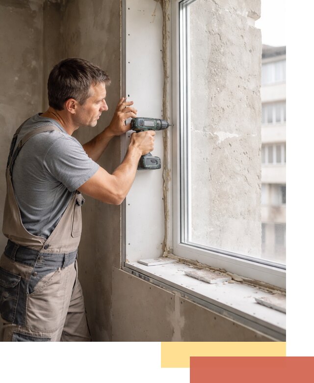 Монтаж гипсокартонных откосов в Лысьве под ключ