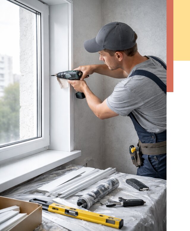 Установка пластиковых откосов в Лысьве от 2308 руб. | ОТДЕЛОЧНИК-Лсь монтаж, быстро и недорого