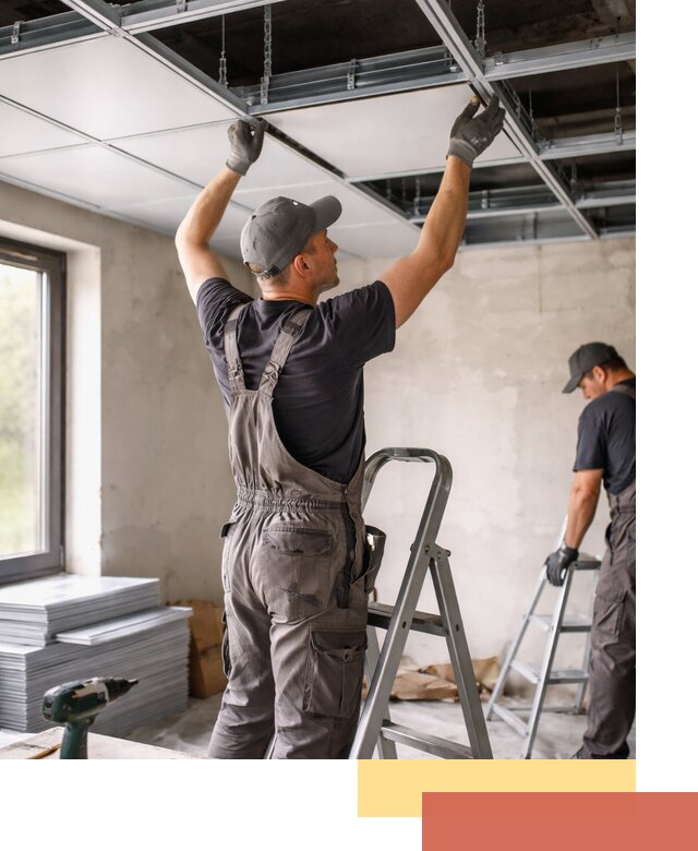 Монтаж кассетного потолка в Лысьве качественно и быстро