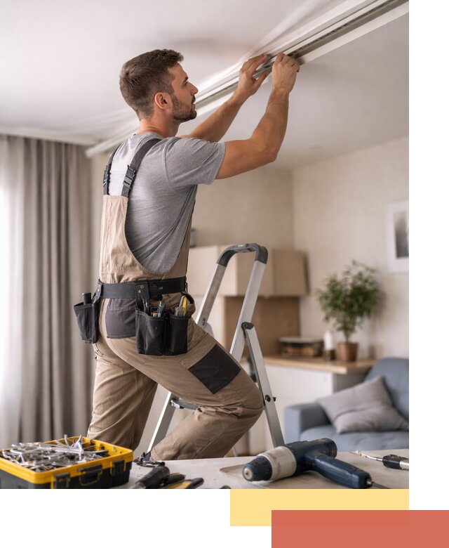 Ремонт натяжных потолков в Лысьве — качественно и оперативно