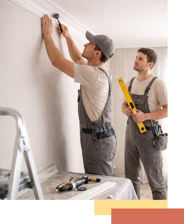 Монтаж потолочного плинтуса в Лысьве качественно и быстро
